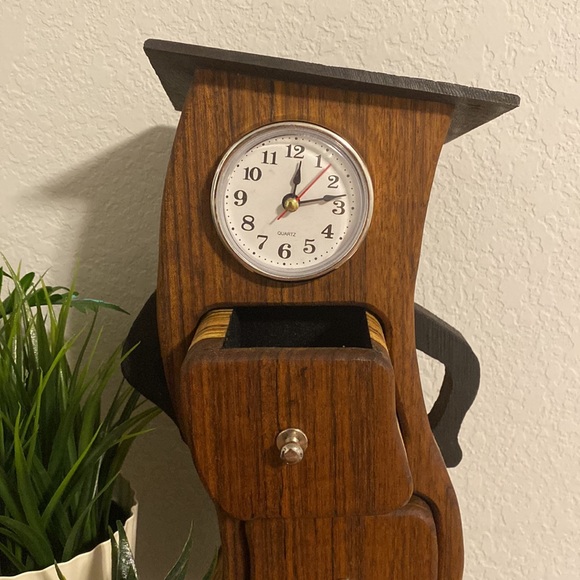 Fun Standing Clock with Storage Compartments - Picture 2 of 12